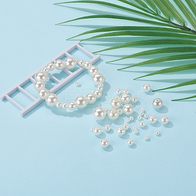 497Pcs 5 Style Imitation Pearl Acrylic Beads OACR-YW0001-08-1
