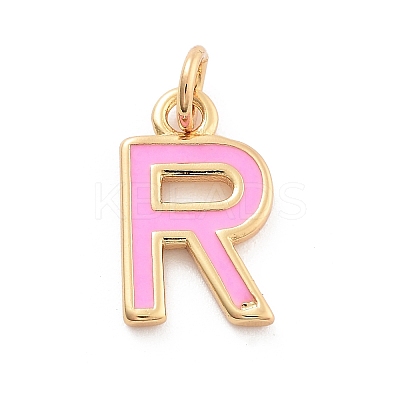 Rack Plating Brass Pendants KK-C065-02R-G-1