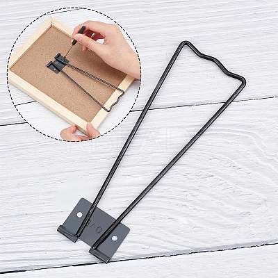 Iron Photo Frame Bracket & Screws Findings IFIN-GF0001-10-1