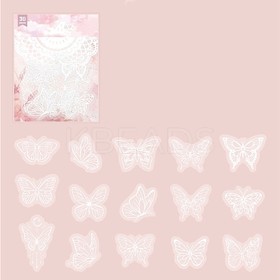 15 Patterns Translucent Parchment Paper Scrapbook Paper Pads DIY-H170-01B-1