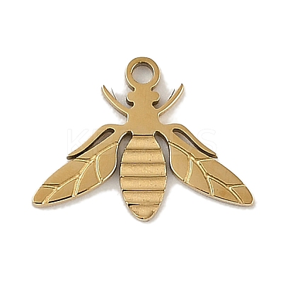 Ion Plating(IP) 304 Stainless Steel Charms STAS-M080-13G-03-1
