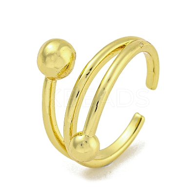 Brass Cuff Rings for Women LS-RJEW-E294-01G-02-1