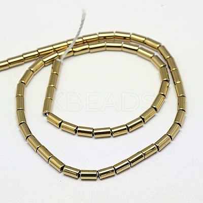 Electroplate Non-magnetic Synthetic Hematite Beads Strands G-J162-B-M-1