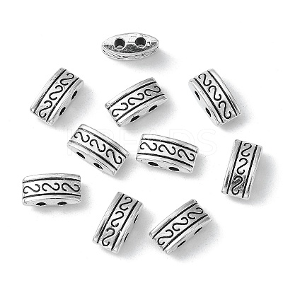 Tibetan Style Alloy Multi-Strand Links X-TIBEB-AB0781Y-NF-1