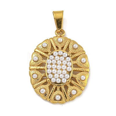 Ion Plating(IP) 304 Stainless Steel Pendants STAS-U024-G-07C-1