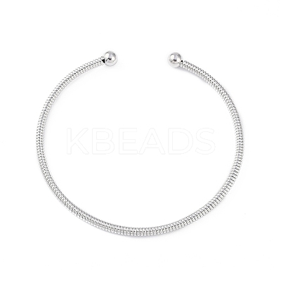 304 Stainless Steel Elasticity Necklaces for Women NJEW-S433-02P-1
