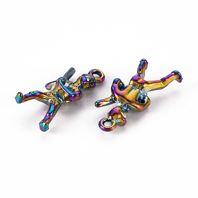 Rainbow Color Alloy Pendants PALLOY-S180-292-NR-1