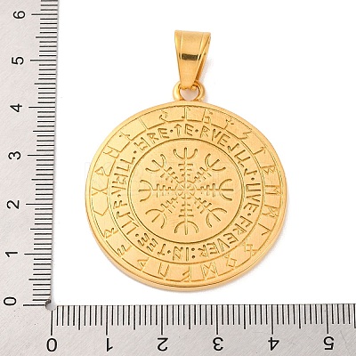 304 Stainless Steel Pendants STAS-U021-01G-1