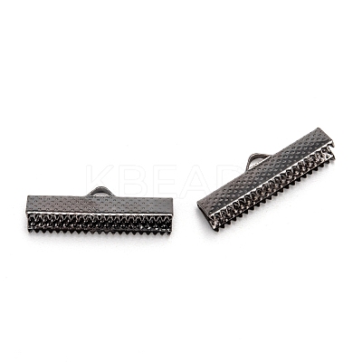 Iron Ribbon Crimp Ends E182Y-B-1