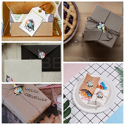Word Thank You Teardrop Roll Stickers LS-DIY-B031-04A-1