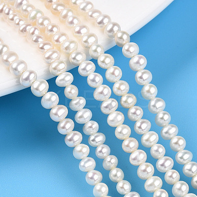 Natural Cultured Freshwater Pearl Beads Strands PEAR-N016-03C-1
