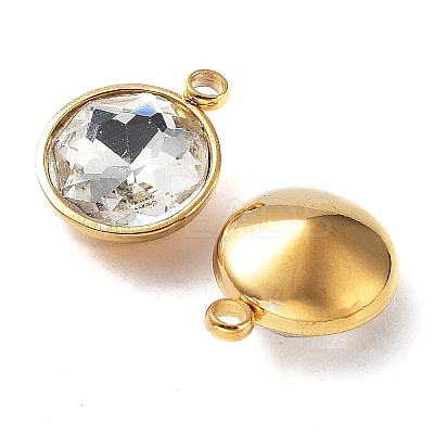 Golden 304 Stainless Steel Charms STAS-Q307-02G-01-1