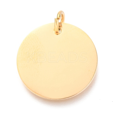 Ion Plating(IP) 304 Stainless Steel Charms EJEW-L238-03E-G-1
