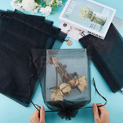 30pcs Large Organza Pouches Portable Shoes Bag Travel Storage Drawstring Bags OP-SP0001-03B-02-1