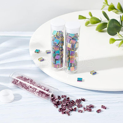 336Pcs 2 Size Glass Seed Beads SEED-NB0001-96-1
