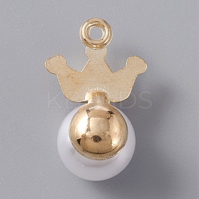 Resin Imitation Pearl Pendants FIND-TAC0002-041A-1