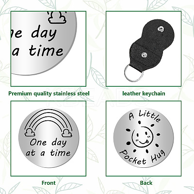 1Pc 201 Stainless Steel Commemorative Coins AJEW-CN0001-92B-10-1