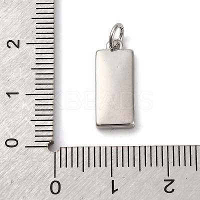 Brass Pave Natural Shell Rectangle Charms KK-P308-03P-1