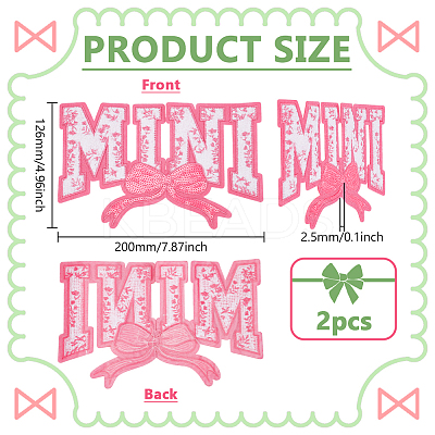 Polyester Iron on/Sew On Patches DIY-WH0593-02A-1