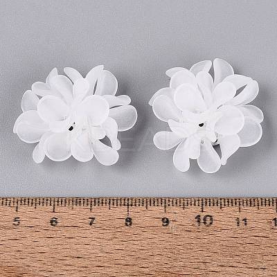 Frosted Transparent Acrylic Cabochons AC-N177-01B-01-1