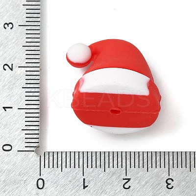Christmas Theme Silicone Focal Beads SIL-L007-01E-1