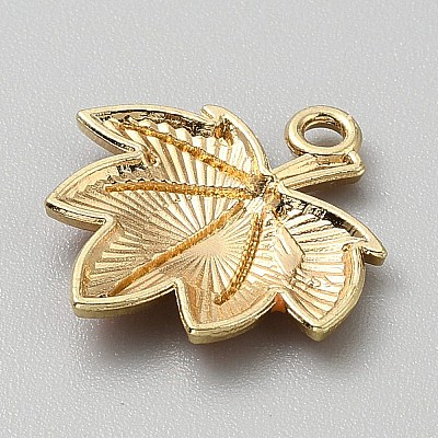Thanksgiving Day Golden Tone Alloy Enamel Pendants FIND-CJC0024-30D-1