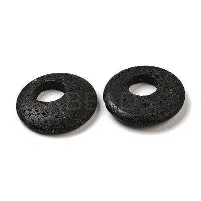 Natural Lava Rock Pendants G-T122-76R-1