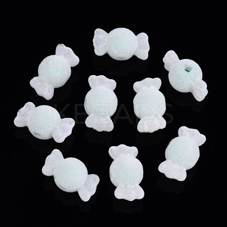 Flocky Acrylic Beads MACR-S275-26B-1