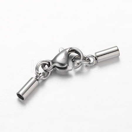 Tarnish Resistant 304 Stainless Steel Tube Cord Ends STAS-I045-51-1