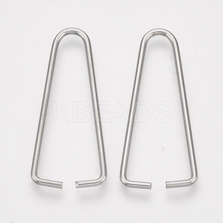 304 Stainless Steel Triangle Rings X-STAS-S079-138A-02-1