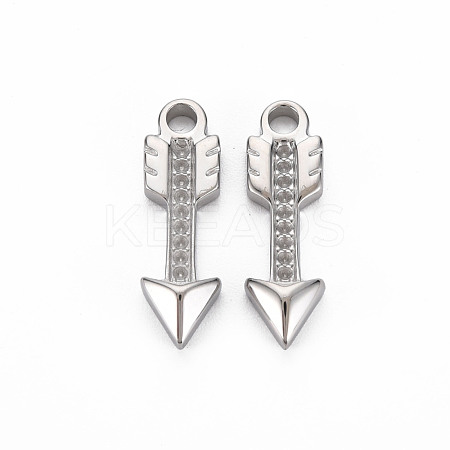 Non-Tarnish 304 Stainless Steel Pendant Rhinestone Settings STAS-N097-117P-NR-1
