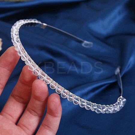 Natural Howlite Hair Bands PW-WG54964-05-1