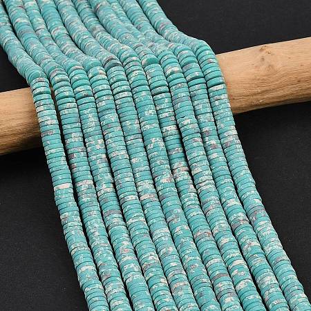 Dyed Synthetic Imperial Jasper Beads Strands G-A272-C06-06-1