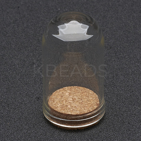 Glass Dome Cloche Cover X2-AJEW-P043-M-1