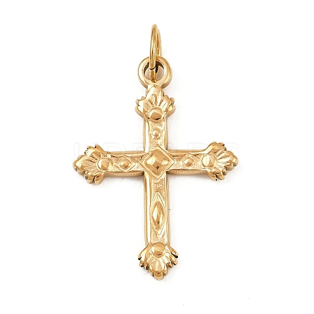 304 Stainless Steel Pendants STAS-K307-02C-G-1