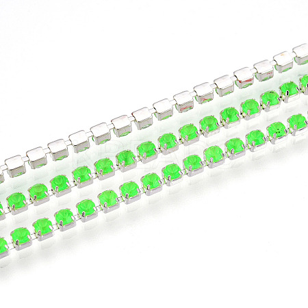 Iron Rhinestone Cup Chains CH-T006-01A-01-1