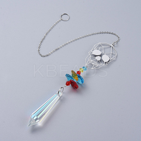 Crystals Chandelier Suncatchers Prisms LS-AJEW-G025-F07-1
