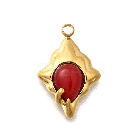 Natural Carnelian(Dyed and Heated) Pendants LS-STAS-D310-03G-04-1