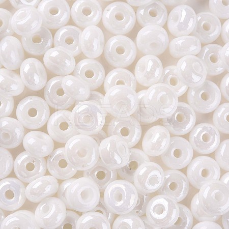 Opaque Colours Luster Glass Round Beads SEED-S045-002A-B01-1