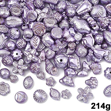 214G Pearlized Opaque Acrylic Beads OACR-YW0004-41C-1