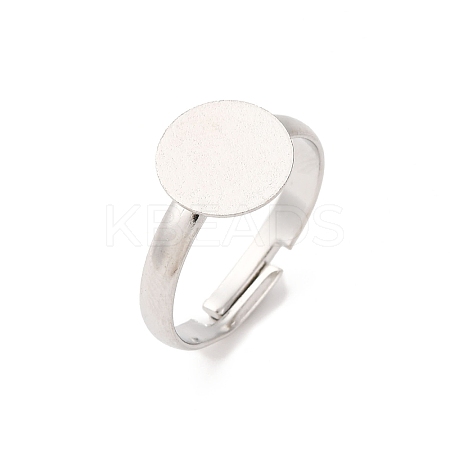Adjustable Brass Pad Ring Base Findings X-KK-K110-01P-NR-1