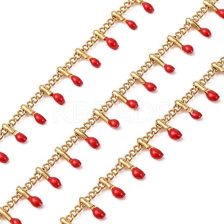 304 Stainless Steel Curb Chains STAS-R100-09A-06-1