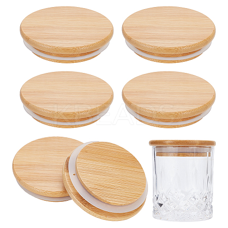 Bamboo Bottle Caps LS-AJEW-WH0270-206-1