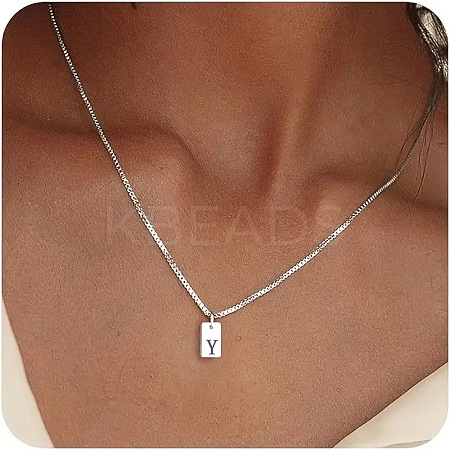 304 Stainless Steel Box Chain Necklaces FS-WG1FEB4-51-1