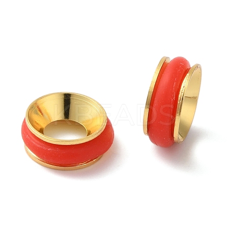Rack Plating Brass Beads KK-P276-30G-02-1