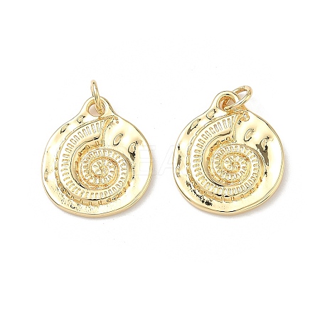 Brass Pendants X-KK-C252-13G-1
