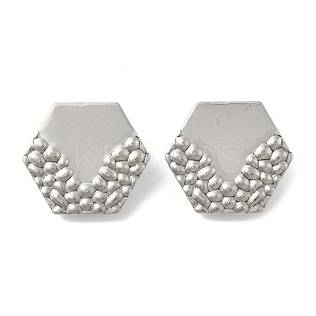 304 Stainless Steel Stud Earrings Findings LS-EJEW-R151-01P-02-1