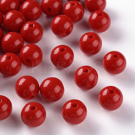 Opaque Acrylic Beads MACR-S370-C12mm-A14-1