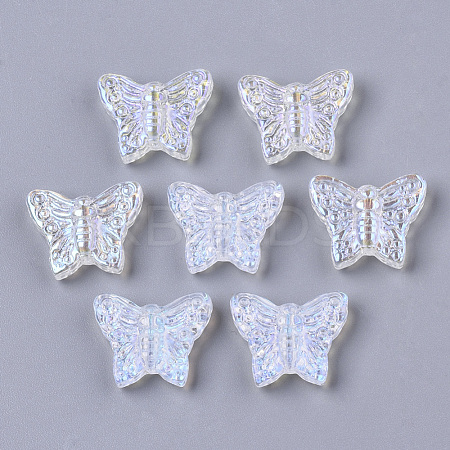 Transparent Glass Beads GLAA-R215-06-D01-1