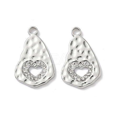 304 Stainless Steel Pendants STAS-H483-20P-1